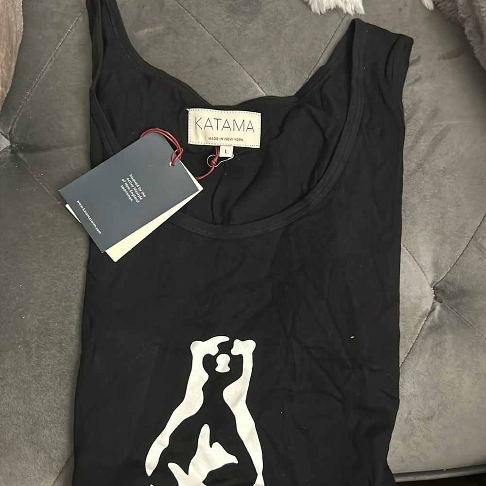 Sportswear for the active lifestyle , katama , black with white front logo